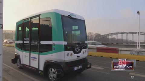 Na ulice Paryża wyjechały autonomiczne minibusy
