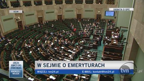 Napieralski: To wy wprowadziliście OFE (TVN24)