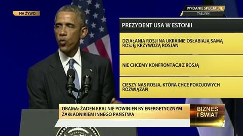 Obama: Rosja już płaci za sankcje. Kreml krzywdzi Rosjan 