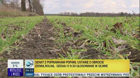 Ograniczenia w handlu ziemią tuż-tuż. Senat przyjął ustawę z poprawkami