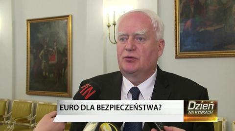 Olgierd Dziekoński: Przyjęcie euro w Polsce to element bezpieczeństwa kraju