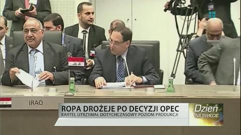 OPEC niewzruszony, utrzymuje produkcję. Ropa drożeje