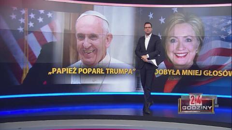 Papież poparł Trumpa? To tzw. fake news