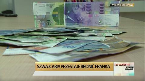 Paszkiewicz o kursie franka: To ogromny problem dla rynku