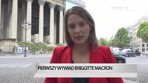 Pierwszy wywiad Brigitte Macron. Relacja Anny Kowalskiej