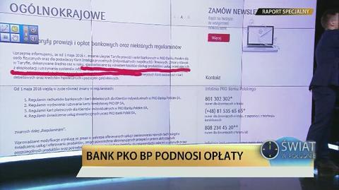 PKO BP podnosi opłaty