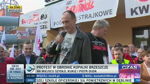 Podczas demonstracji głos zabrał też Paweł Kukiz