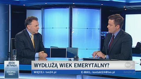 Polacy powinni dłużej pracować/TVN24