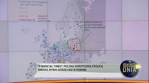 Polska europejską stolicą smogu. Bywa gorzej niż w Pekinie