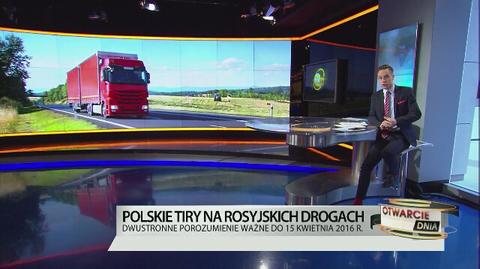 Polskie tiry znów wjadą na rosyjskie drogi