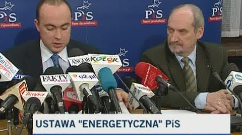 Poseł PiS Maks Kraczkowski przedstawia założenia noweli do ustawy o bezpieczeństwie energetycznym