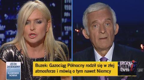 Poświęcony Aleksandrowi Gudzowatemu fragment wtorkowej "Kropki nad i" (TVN24)