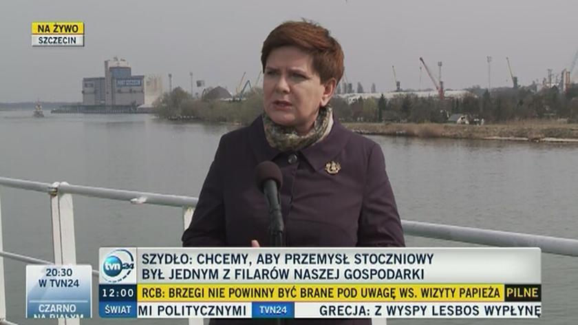 Premier Beata Szydło o priorytetach rządu