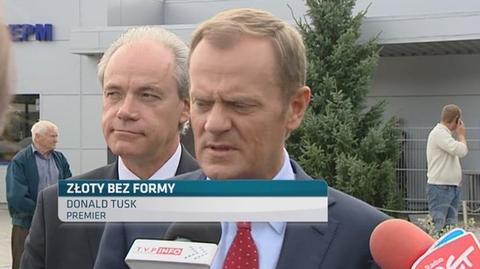 Premier Donald Tusk o słabnącym złotym/TVN CNBC