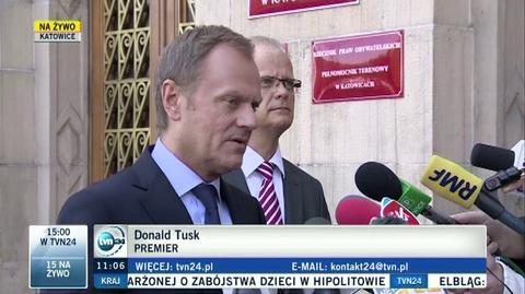 Premier Donald Tusk przyjechał na "szczyt węglowy"