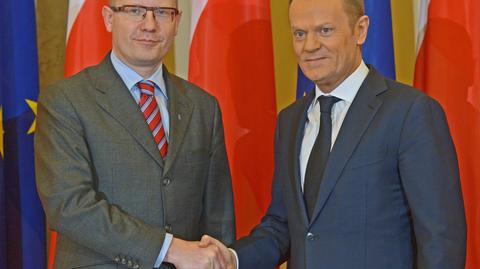 Premier Donald Tusk zapewnił, że Polska i Czechy wypracowały stanowisko ws. Ukrainy 