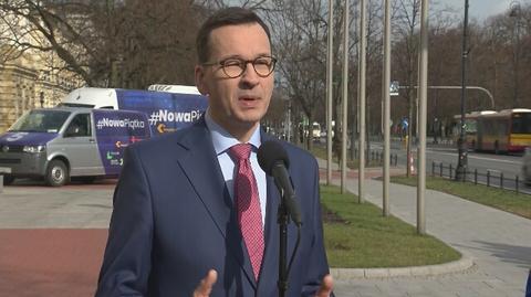 Premier Morawiecki rozpoczął kampanię informacyjną na temat pięciu obietnic PiS