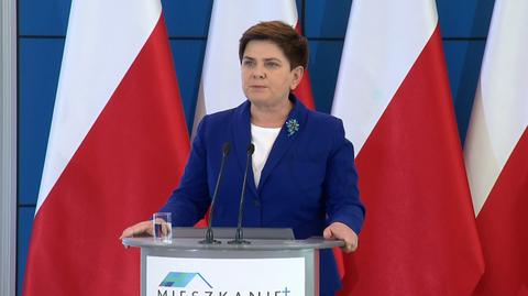 Premier Szydło o filarach programu Mieszkanie plus