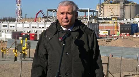 Prezes PiS w Świnoujściu: budowa gazociągu powinna być bardzo szybko skończona