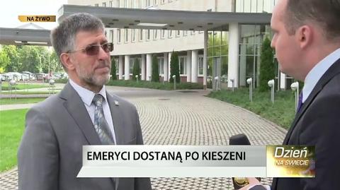 Prezes ZUS Zbigniew Derdziuk był gościem TVN24 Biznes i Świat
