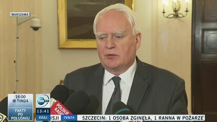 Prezydent Bronisław Komorowski spotkał się w środę z ministrem finansów
