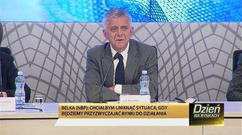 Prof. Marek Belka, prezes NBP: Złoty odrabia straty