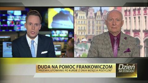 Prof. Marian Noga o pomyśle przewalutowania kredytów we frankach