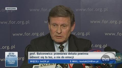 "Proszę rząd o debatę"