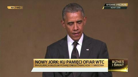 Przemowa Barracka Obamy podczas otwarcia muzeum