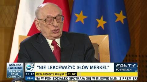 "Putin jest wychowankiem związku sowieckiego. Testuje Zachód, trzeba być czujnym"  