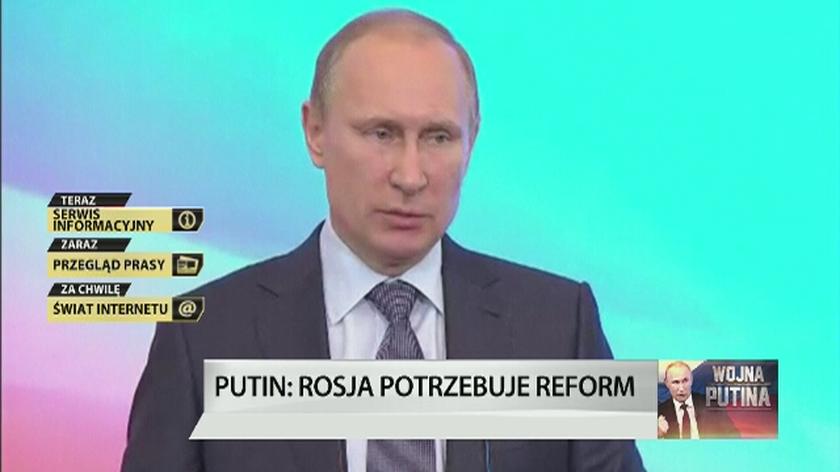 Putin: Rosja potrzebuje reform