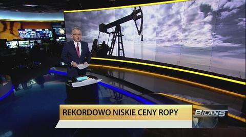 Rekordowe niskie ceny ropy