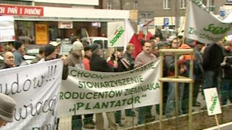 Rolnicy rozpoczęli protest w stolicy