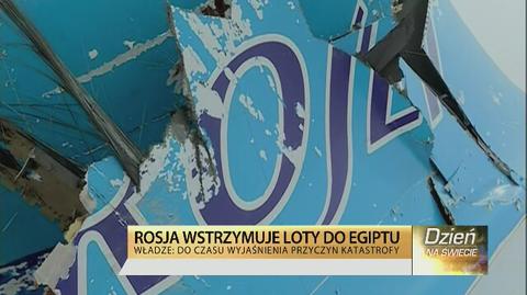 Rosja wstrzymuje loty do Egiptu. "Czarne skrzynki są puste"