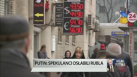 Rubel odrabia straty na rynku walutowym 