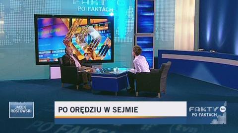 Ruszard Bugaj o Jacku Rostowskim/TVN24