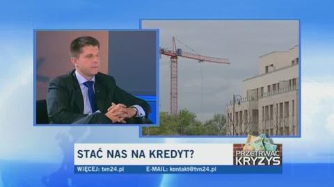Ryszard Petru uważa, że "megakryzys" niedługo dotknie branżę budowlaną (TVN24)