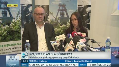 Rządowy plan dla górnictwa - konferencja przedstawicieli Kompanii Węglowej