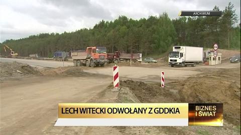Rzecznik GDDKiA: Lech Witecki przestał pełnić obowiązki generalnego dyrektora dróg krajowych i autostrad