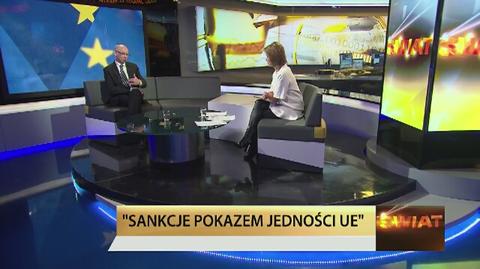 "Sankcje pokazem jedności UE"