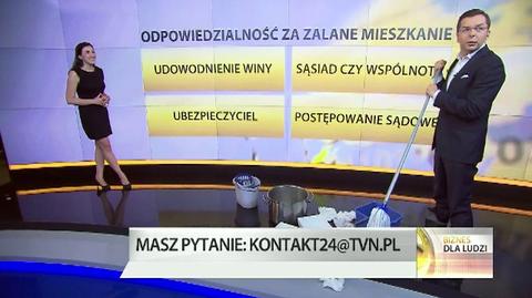 Sąsiad zalał twoje mieszkanie? Blajer mówił co zrobić 