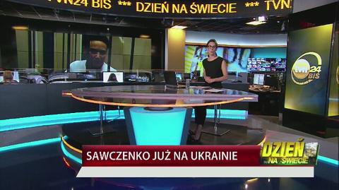 Sawczenko wraca na Ukrainę