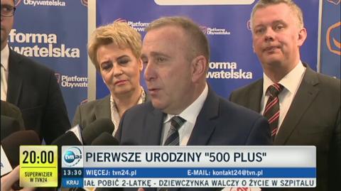 Schetyna: jeśli wygramy, to rozszerzymy program 500 plus