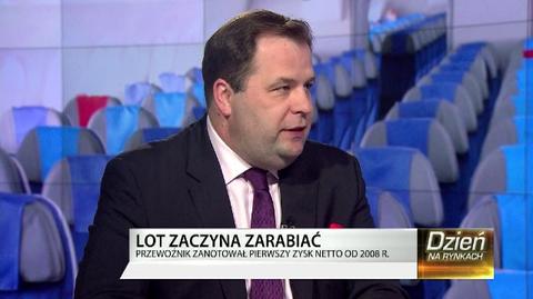 Sebastian Mikosz, prezes PLL LOT: trwała rentowność w 2016 roku