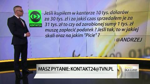 Sprzedałeś euro w kantorze? Zapłać podatek