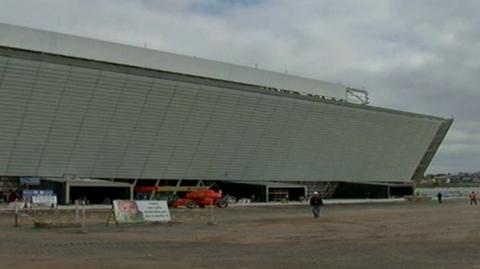 Stadion miał być gotowy w ciągu miesiąca