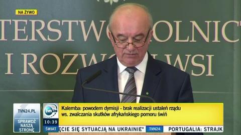 Stanisław Kalemba podziękował za współpracę m.in. premierowi