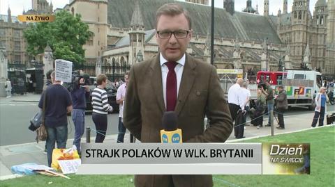 Strajk Polaków w Wielkiej Brytanii. Tłumów nie ma