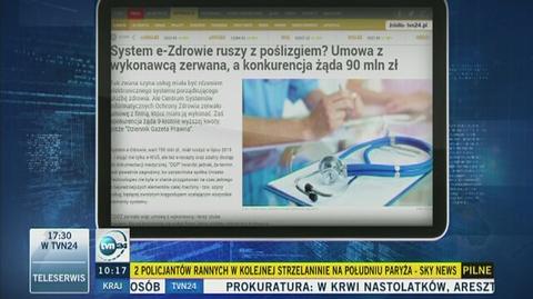 System e-Zdrowie ruszy z poślizgiem? Umowa z wykonawcą zerwana, a konkurencja żąda 90 mln zł