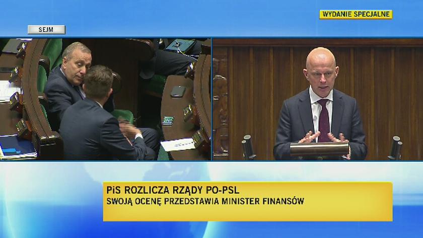 Szałamacha rozlicza rząd PO-PSL: "opcyjne tsunami" kosztowało polskie firmy 9 mld zł